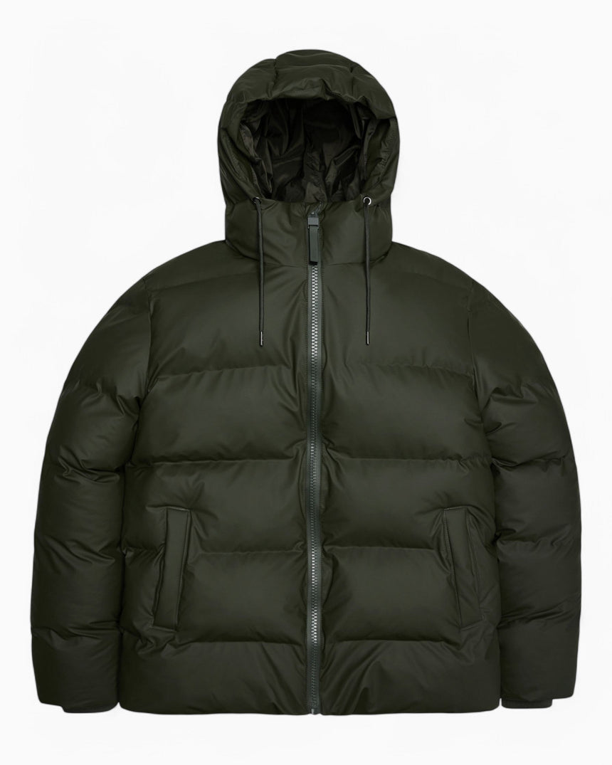 Rains Alta Puffer Jacket Green