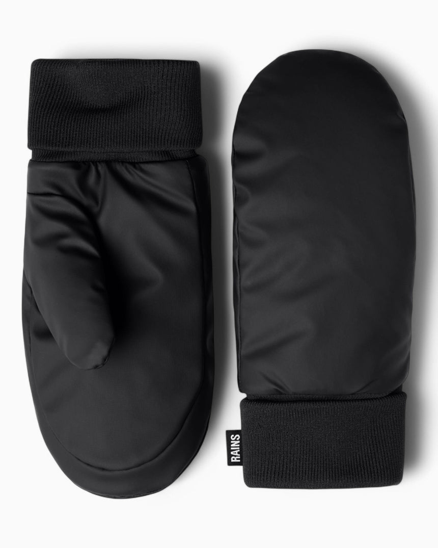 Rains Alta Puffer Mittens Black