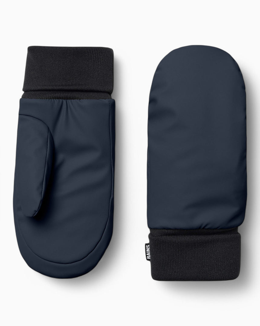Rains Alta Puffer Mittens Navy