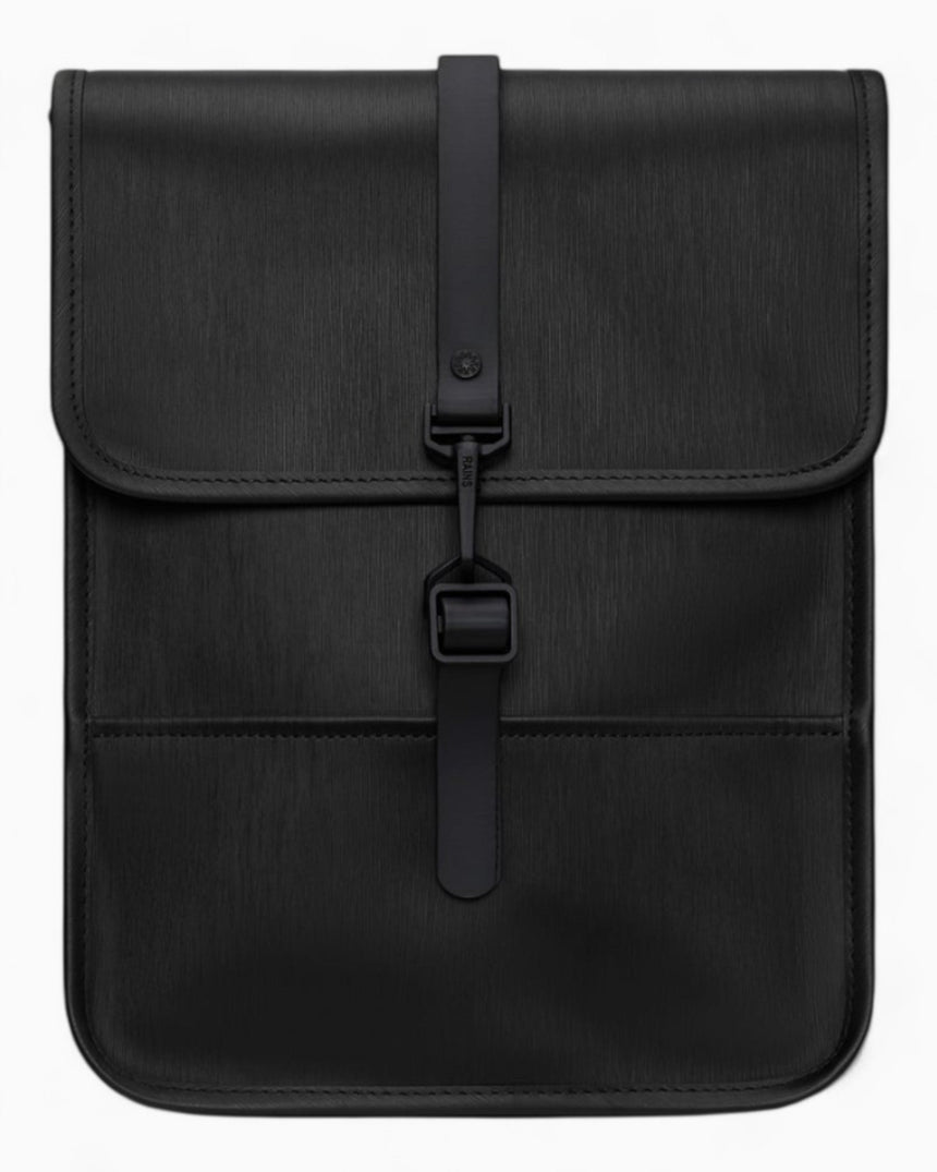 Rains Backpack Micro Sırt Çantası Black Grain