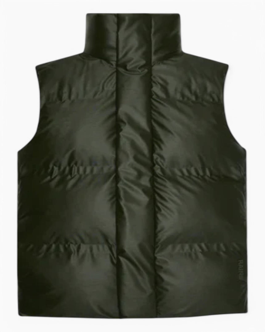 Rains Bator Puffer Vest Green