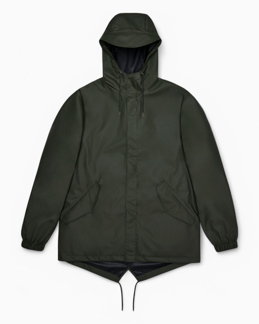 Rains Fishtail Jacket Green