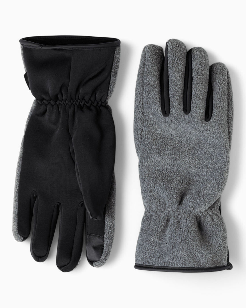 Rains Heavy Fleece Gloves Dark Grey Melange