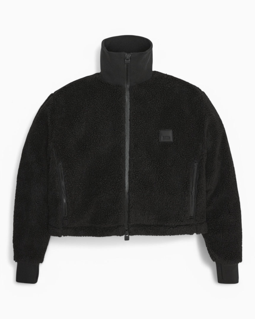 Rains Kofu Fleece Short Jacket Black