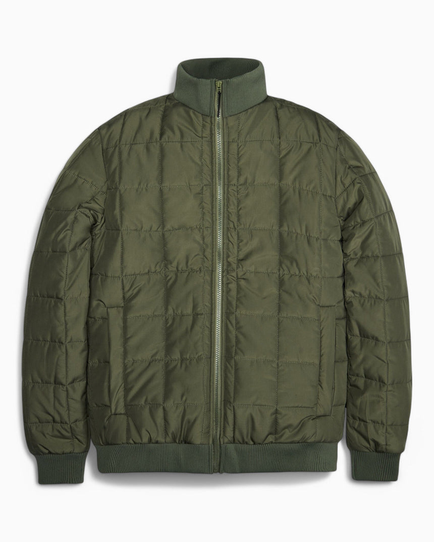 Rains Liner High Neck Jacket Evergreen