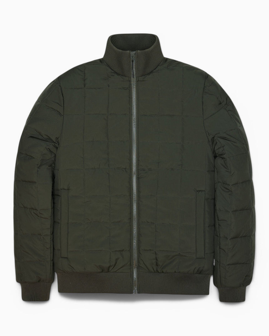 Rains Liner High Neck Jacket Green
