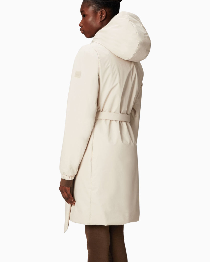 Rains Lohja Long Insulated Curve Jacket Kadın Yağmurluk