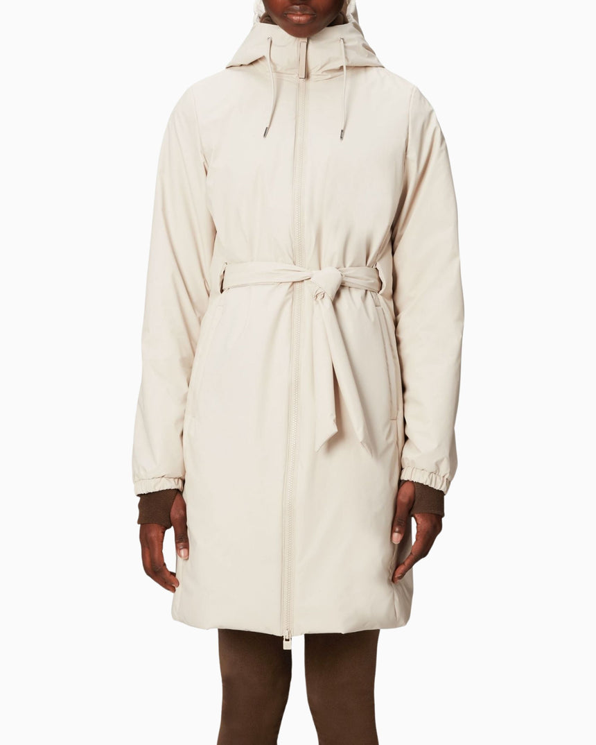 Rains Lohja Long Insulated Curve Jacket Kadın Yağmurluk