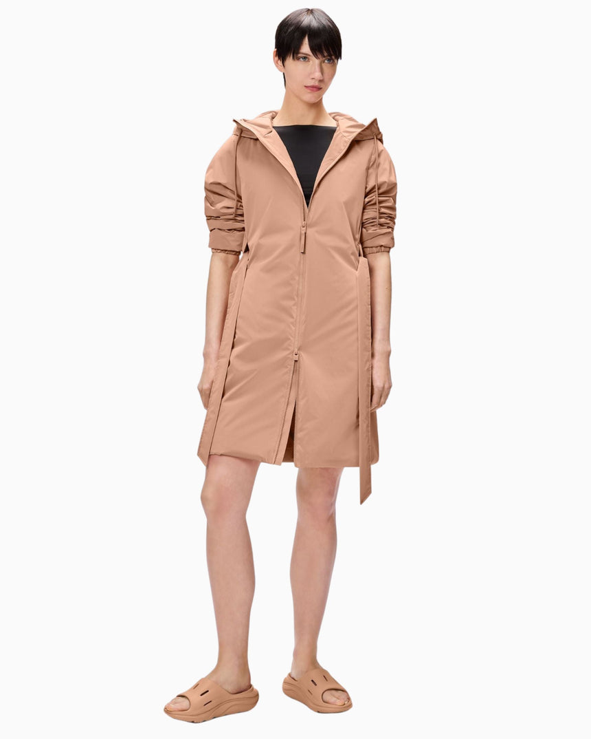 Rains Lohja Long Insulated Curve Jacket Kadın Yağmurluk