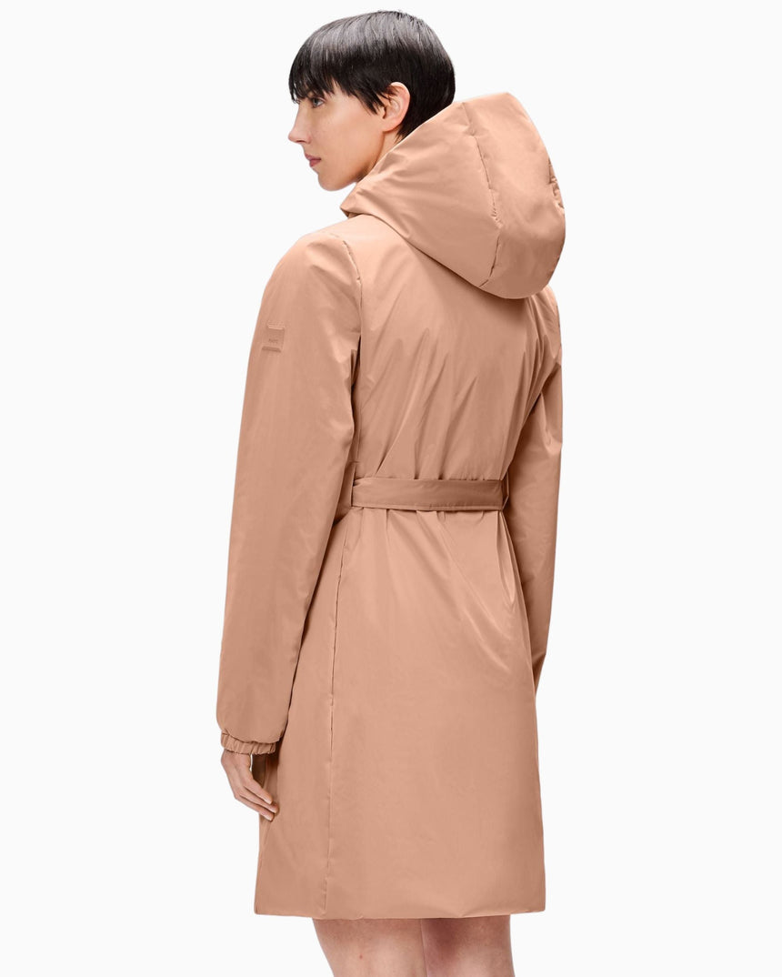 Rains Lohja Long Insulated Curve Jacket Kadın Yağmurluk