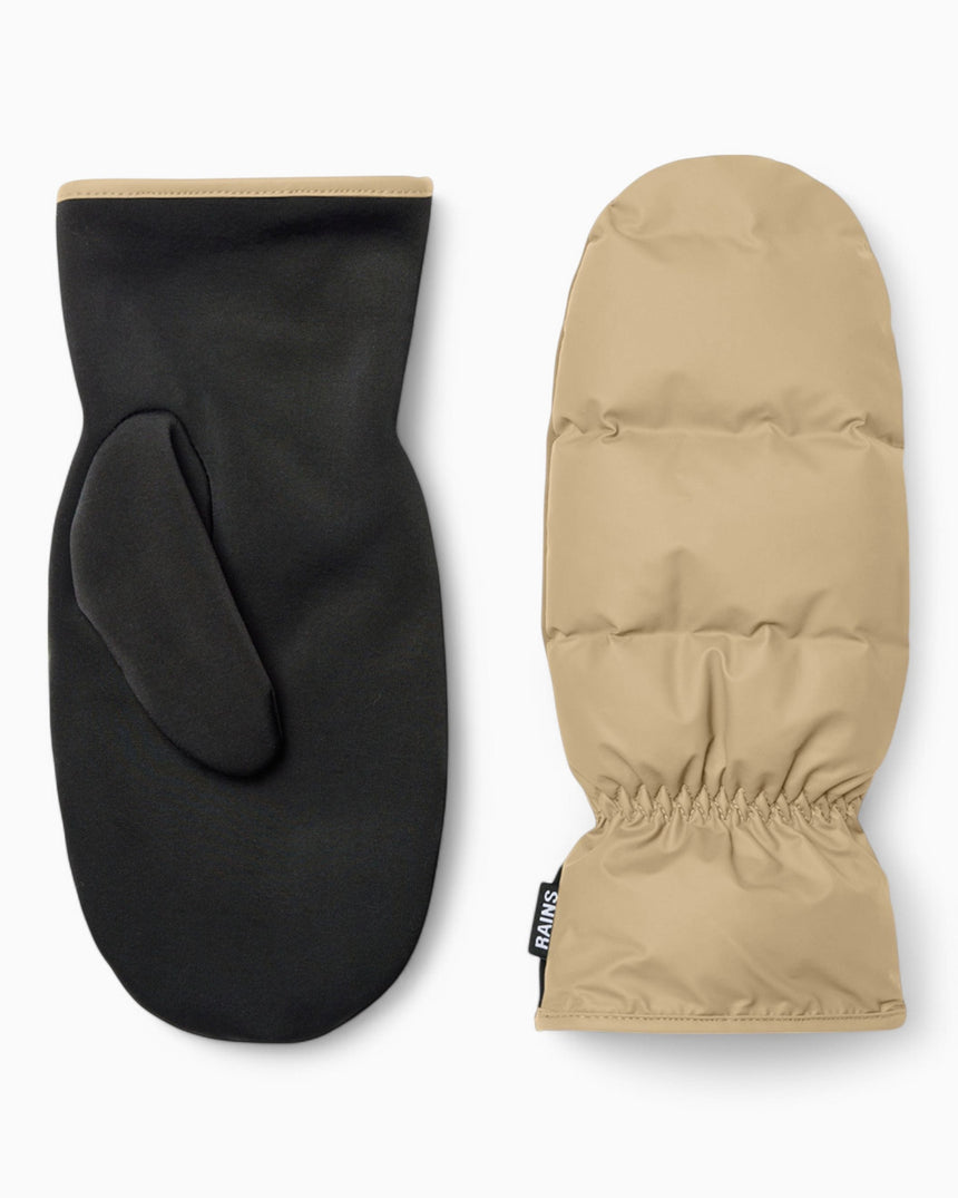 Rains Lohja Puffer Mittens Sand