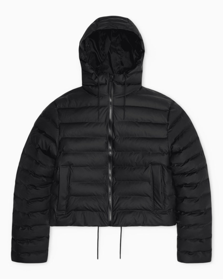 Rains Lohja Short Puffer Jacket Black
