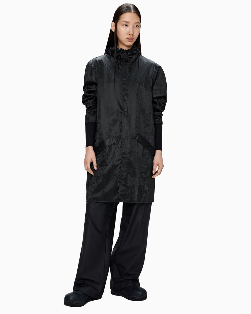 Rains Long Jacket Yağmurluk Coal