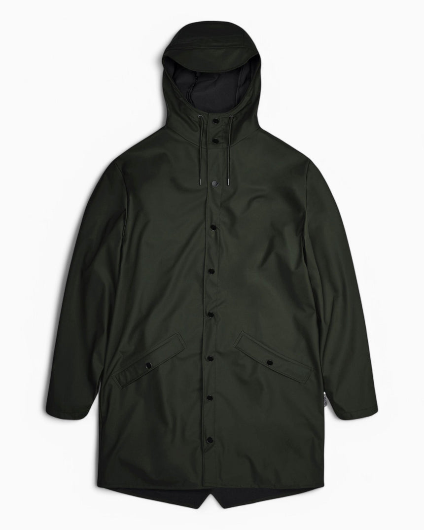 Rains Long Jacket Yağmurluk Green