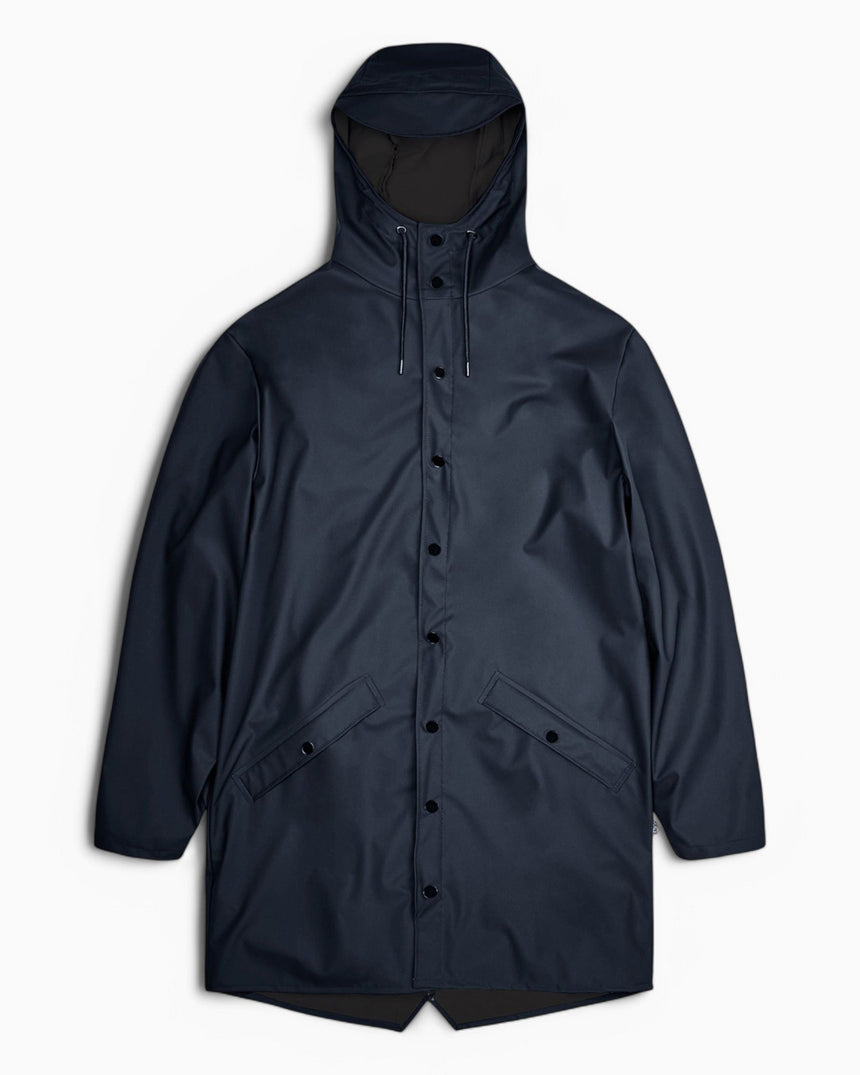 Rains Long Jacket Yağmurluk Navy