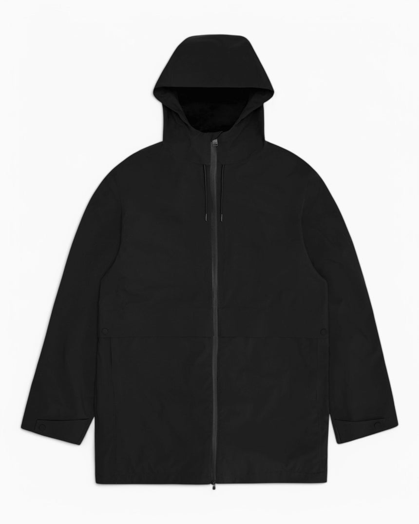 Rains Suva Hardshell Long Jacket Black
