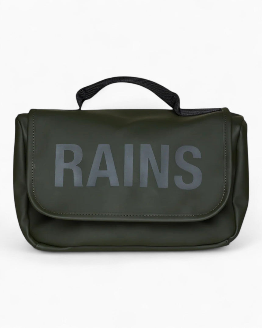 Rains Texel Wash Bag Green