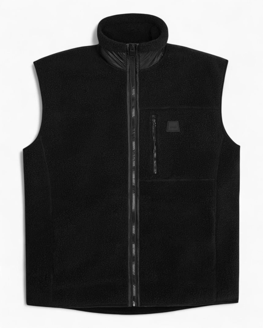 Rains Yermo Fleece Vest Black