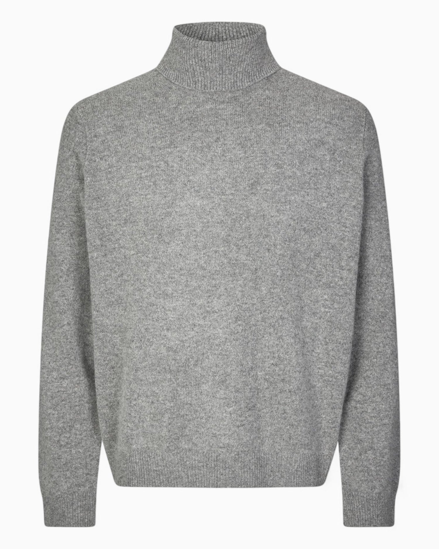 Samsøe Samsøe Isak Knit Turtleneck Dark Grey Melange