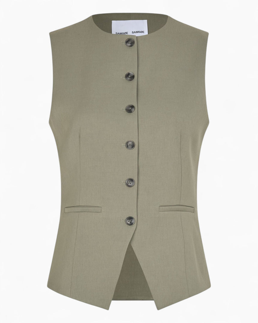 Samsøe Samsøe Saruma Vest Vetiver