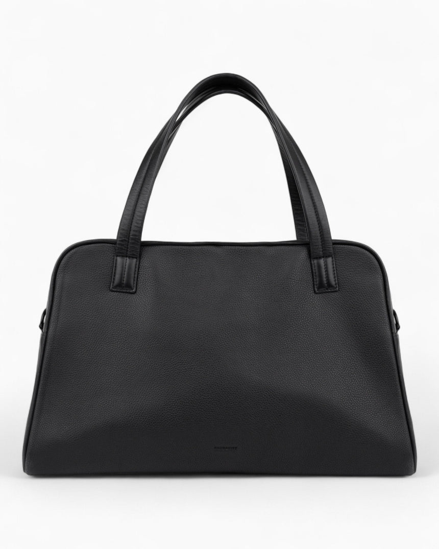 Sandqvist Leather Bowling Omuz Çantası Black