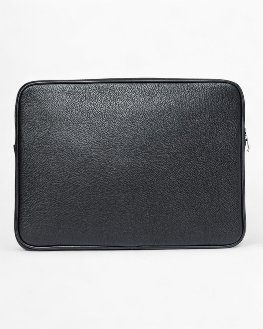 Sandqvist Leather Laptop Case Piping