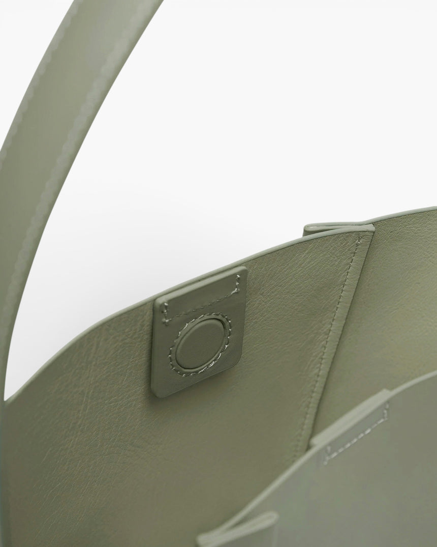 SAYÉS Medium Tote Plissé Deri Kadın Omuz Çantası