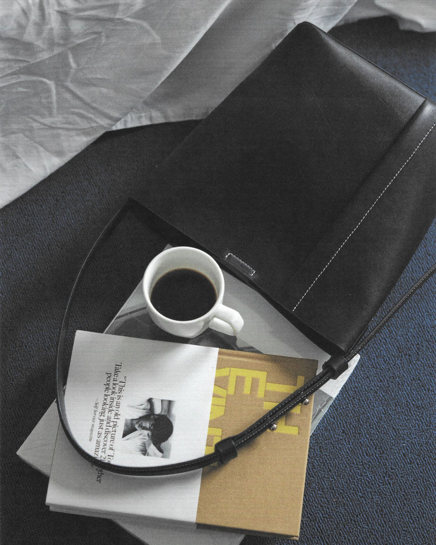 SAYÉS Medium Tote Plissé Deri Kadın Omuz Çantası