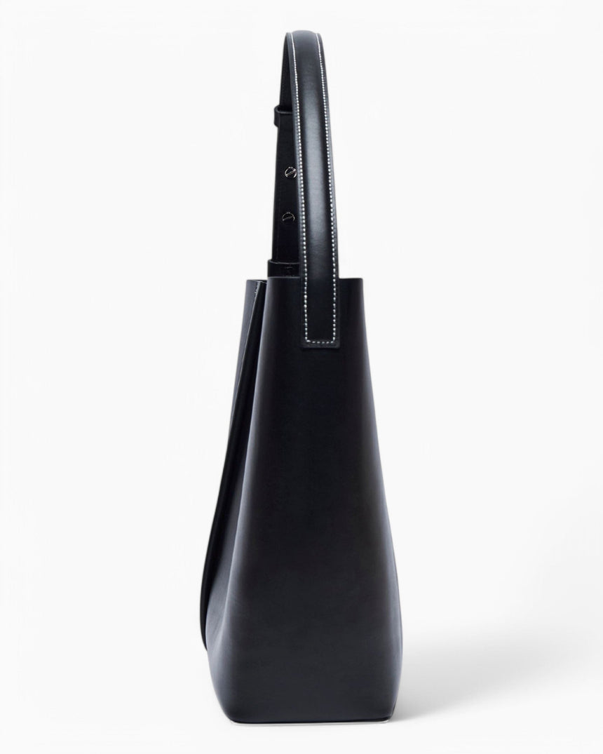 SAYÉS Medium Tote Plissé Deri Kadın Omuz Çantası