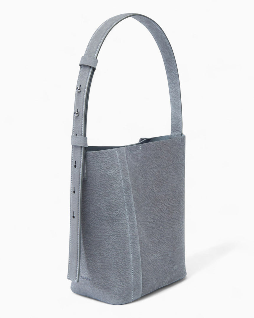 SAYÉS Medium Tote Plissé Nubuck Kadın Omuz Çantası