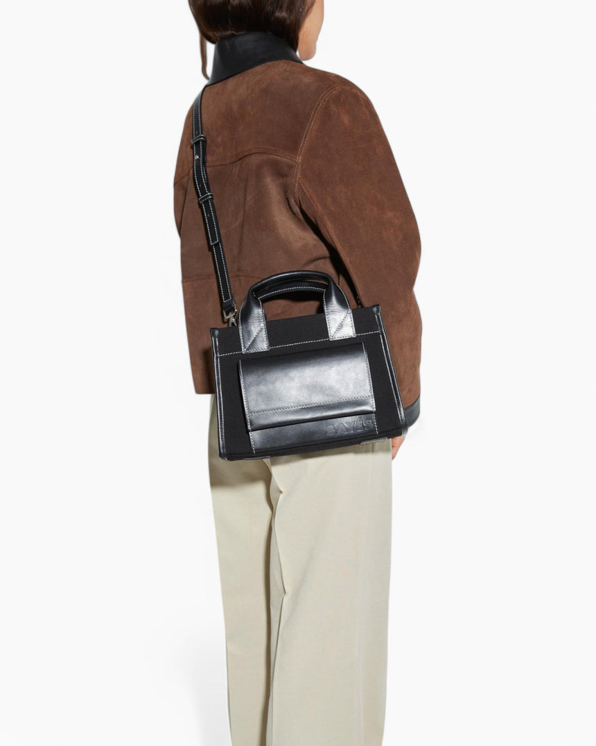 SAYÉS Stitched Pocket Mini Kadın Omuz Çantası