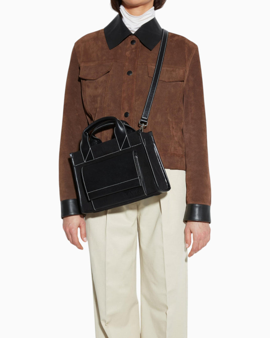 SAYÉS Stitched Pocket Mini Kadın Omuz Çantası