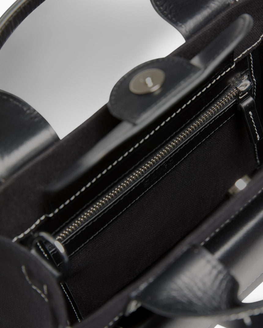 SAYÉS Stitched Pocket Mini Kadın Omuz Çantası Black