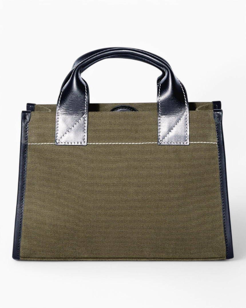 SAYÉS Stitched Pocket Mini Kadın Omuz Çantası Khaki and Black