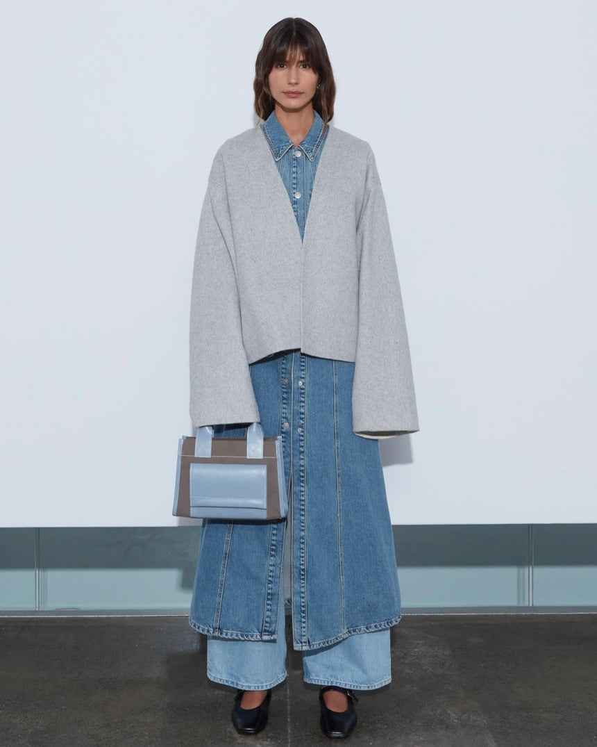 SAYÉS Stitched Pocket Mini Kadın Omuz Çantası