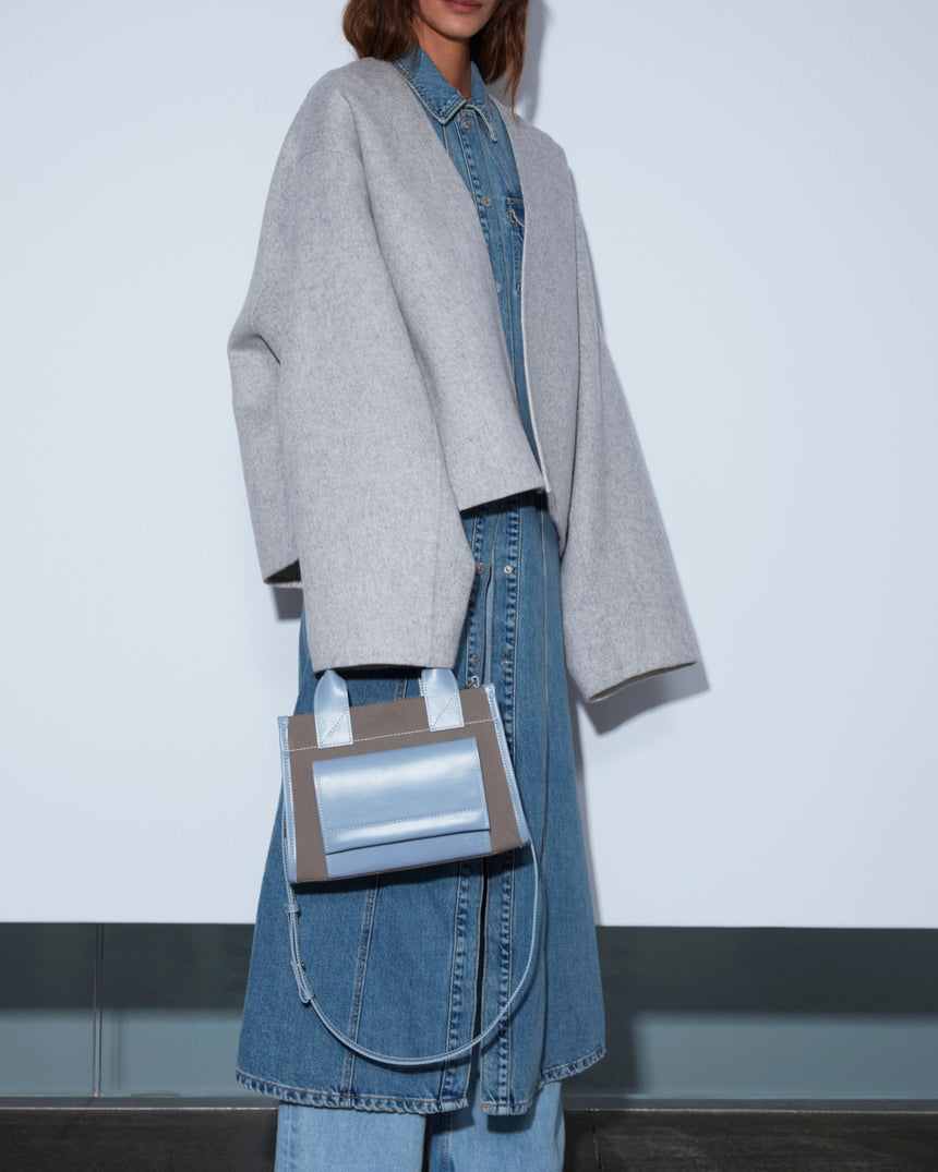 SAYÉS Stitched Pocket Mini Kadın Omuz Çantası