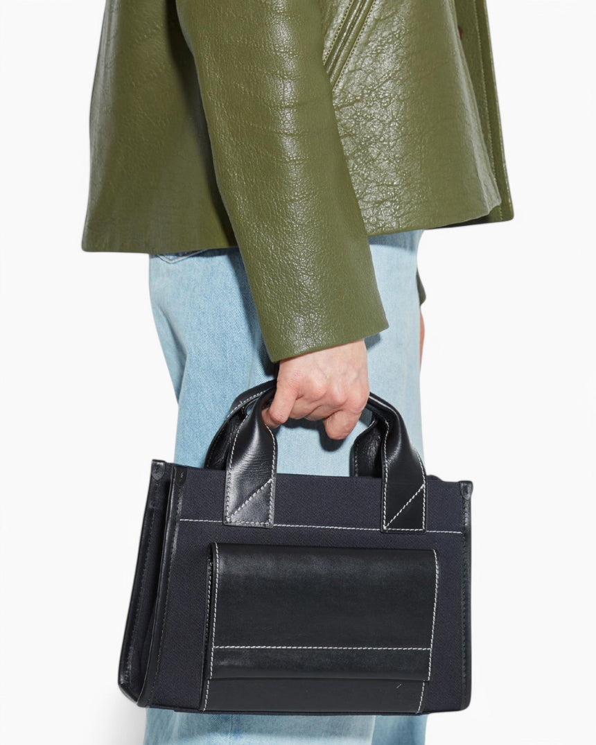 SAYÉS Stitched Pocket Mini Kadın Omuz Çantası