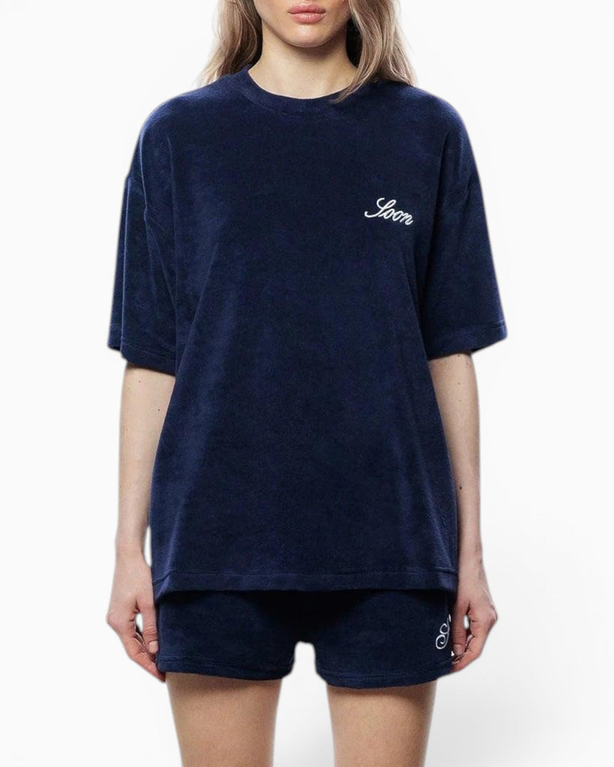 Soon To Be Announced Soon Logo Terry Kadın T-Shirt
