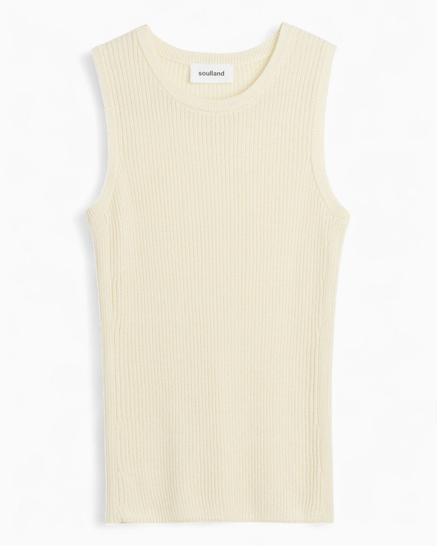 Soulland Eleen Tank Top Off White