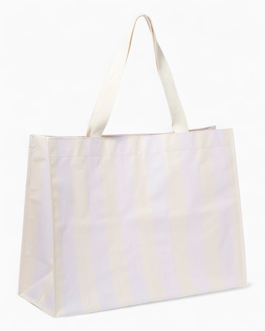 Sunnylife Carryall Plaj Çantası Pastel Lilac Stripe