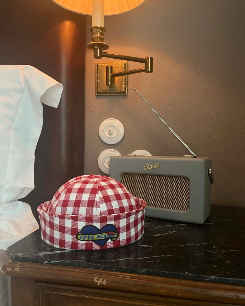 tête bleue Yvette Sailor Heart-Patch Dixie Cup