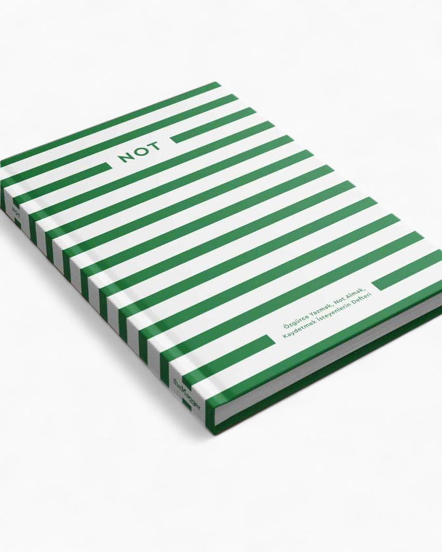 TheMagger Design Not Striped Yeşil-Beyaz