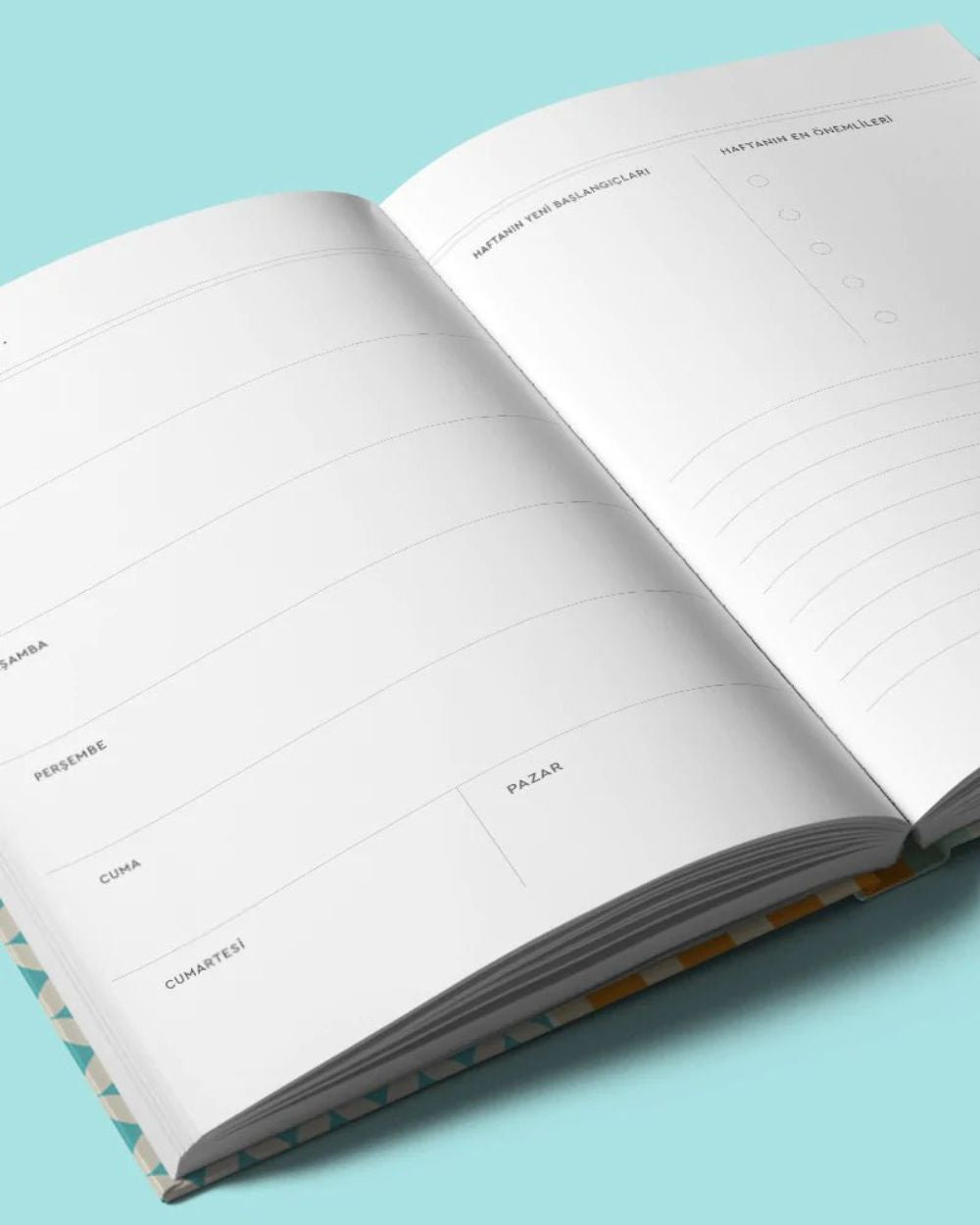 TheMagger Design Plan Mini Tarihsiz Cep Ajandası