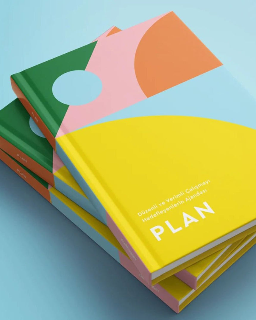 TheMagger Design Plan Mini Tarihsiz Cep Ajandası Geometria