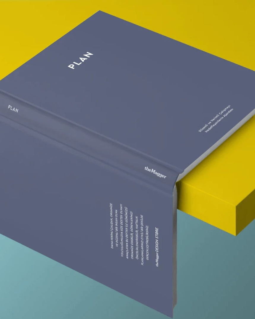 TheMagger Design Plan Mini Tarihsiz Cep Ajandası