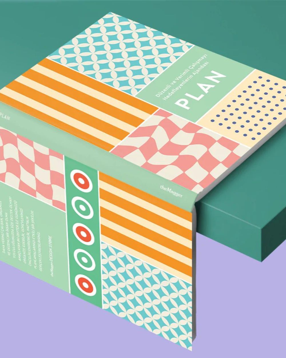 TheMagger Design Plan Mini Tarihsiz Cep Ajandası