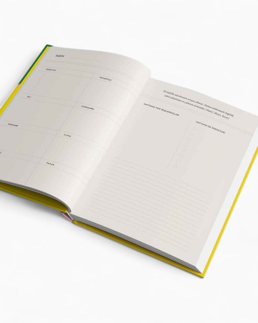 TheMagger Design Plan - Tarihsiz Ajanda Free Spirit