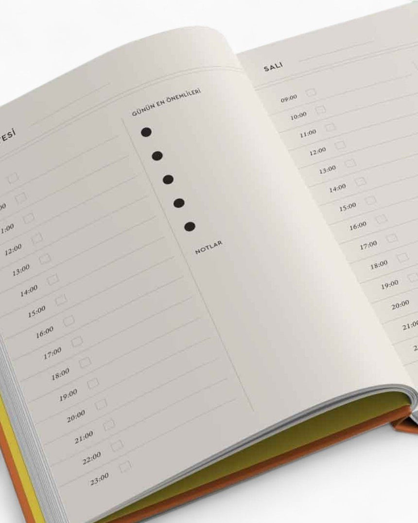 TheMagger Design Plan - Tarihsiz Ajanda Free Spirit