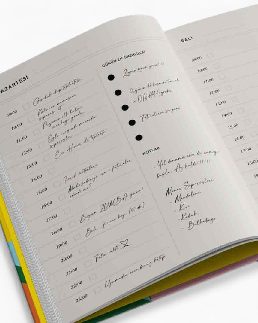 TheMagger Design Plan - Tarihsiz Ajanda