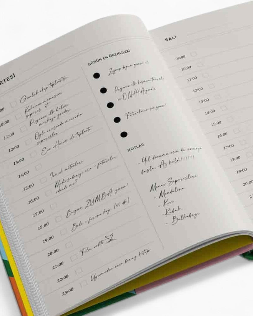 TheMagger Design Plan - Tarihsiz Ajanda Wave